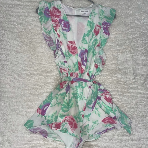 Lovers + Friends Floral Romper - Picture 4 of 8